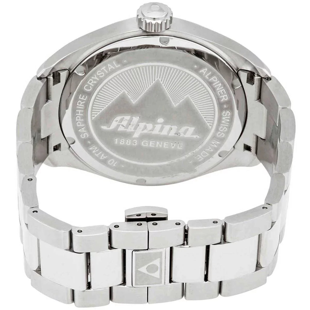 Alpina -240SS4E6B Men's Alpiner Quartz Silver Dial Watch