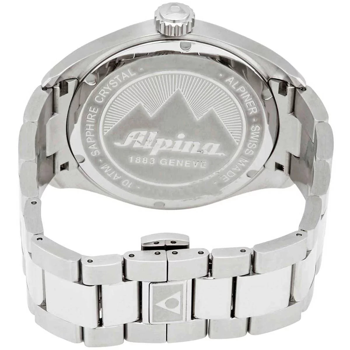 Alpina -240SS4E6B Men's Alpiner Quartz Silver Dial Watch