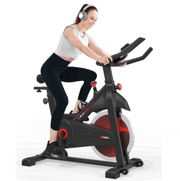 Cycling Exercise Bike Stationary, Home Gym Workout Fitness Bike with Comfortable