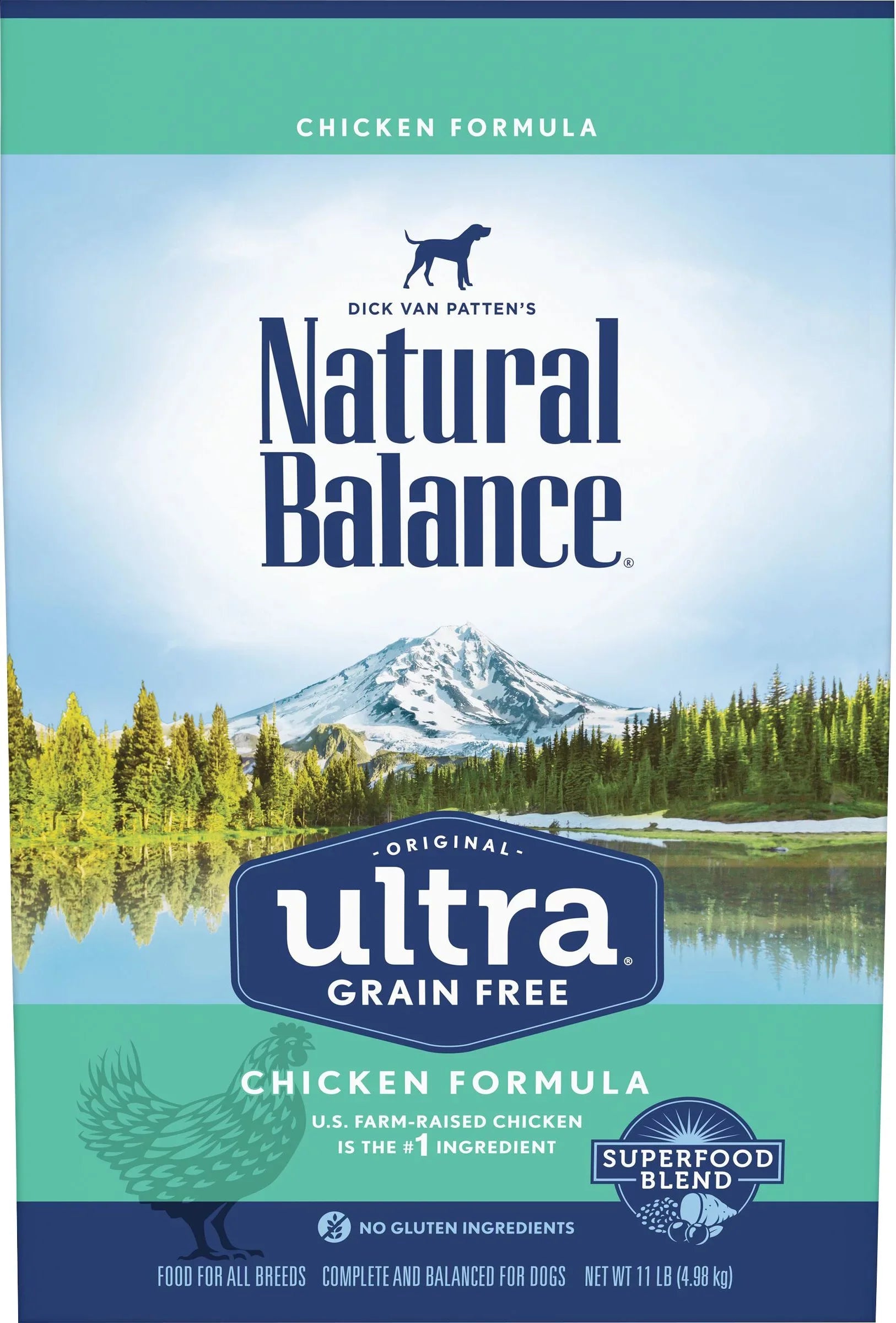 Natural Balance Original Ultra Grain Free Dog Food, Chicken Formula, 11 Pounds