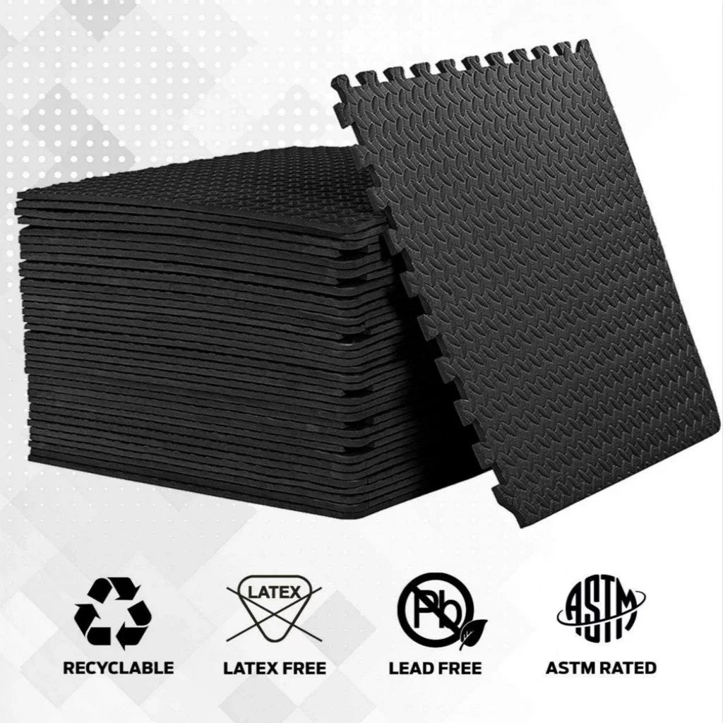 Flooring Puzzle Exercise Mat with High Quality  Foam Interlocking Tiles