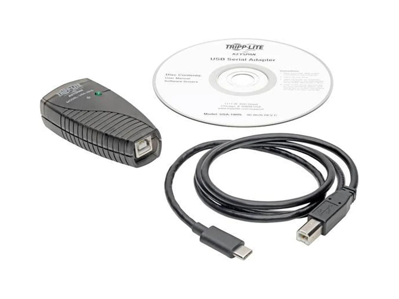 Tripp Lite Keyspan High Speed  C to Serial Adapter DB9 3ft  Cable  (-19HS-C)