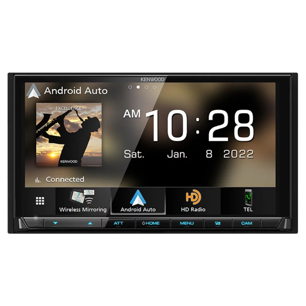 Restored   Kenwood DMX958XR 6.8" Multimedia Receiver w/ Android Auto & Android Auto (Refurbished)