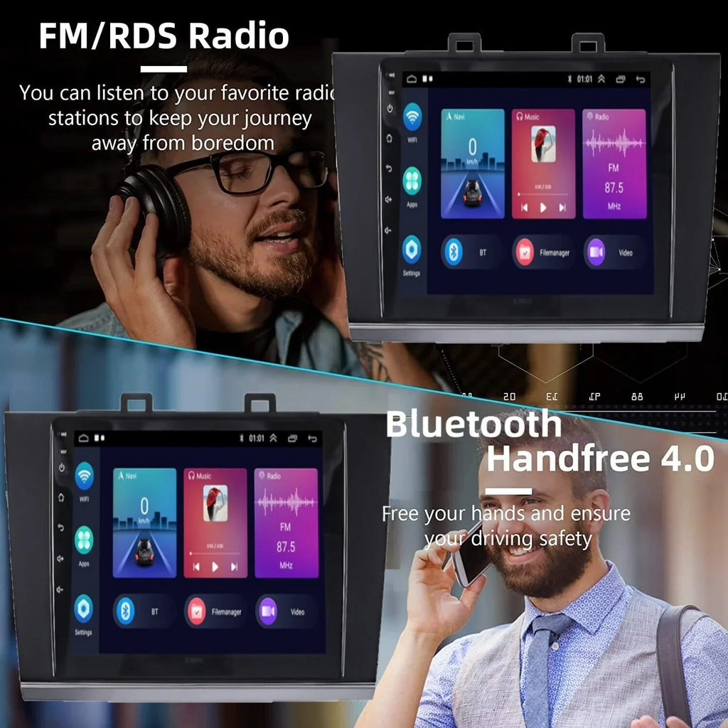 Upgrade Your Subaru Legacy Outback with Android Carplay  9IN Touchscreen Optimize Daily Commutes High-Quality Audio Streaming