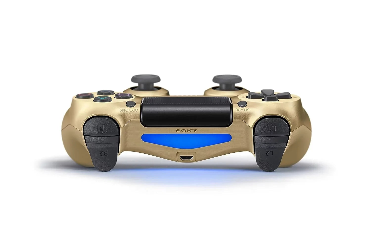 Gold DualShock PlayStation 4 Wireless Controller Bundle - With Charging Cable Like New with