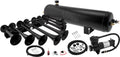Vixen Horns  Train Horn Kit for Trucks/Car/Semi. Complete Onboard System- 200psi Air Compressor, 3 Gallon Aluminum Tank, 8 Trumpets.Super Loud dB.Fits Vehicles like Pickup/Jeep VXO4830AB/8124XB
