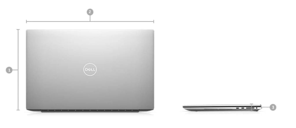 Restored Dell  9710 Laptop (2021) 17" + Core i7 - 8TB  + 8TB  - 64GB  -  3050 8 Cores @ 4.6 GHz - 11th Gen  (Refurbished)