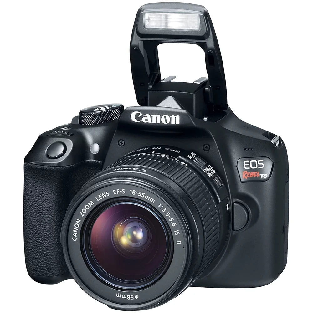 Canon  Rebel T6/2000D  Camera with 18-55mm and 55-250mm Lenses Kit