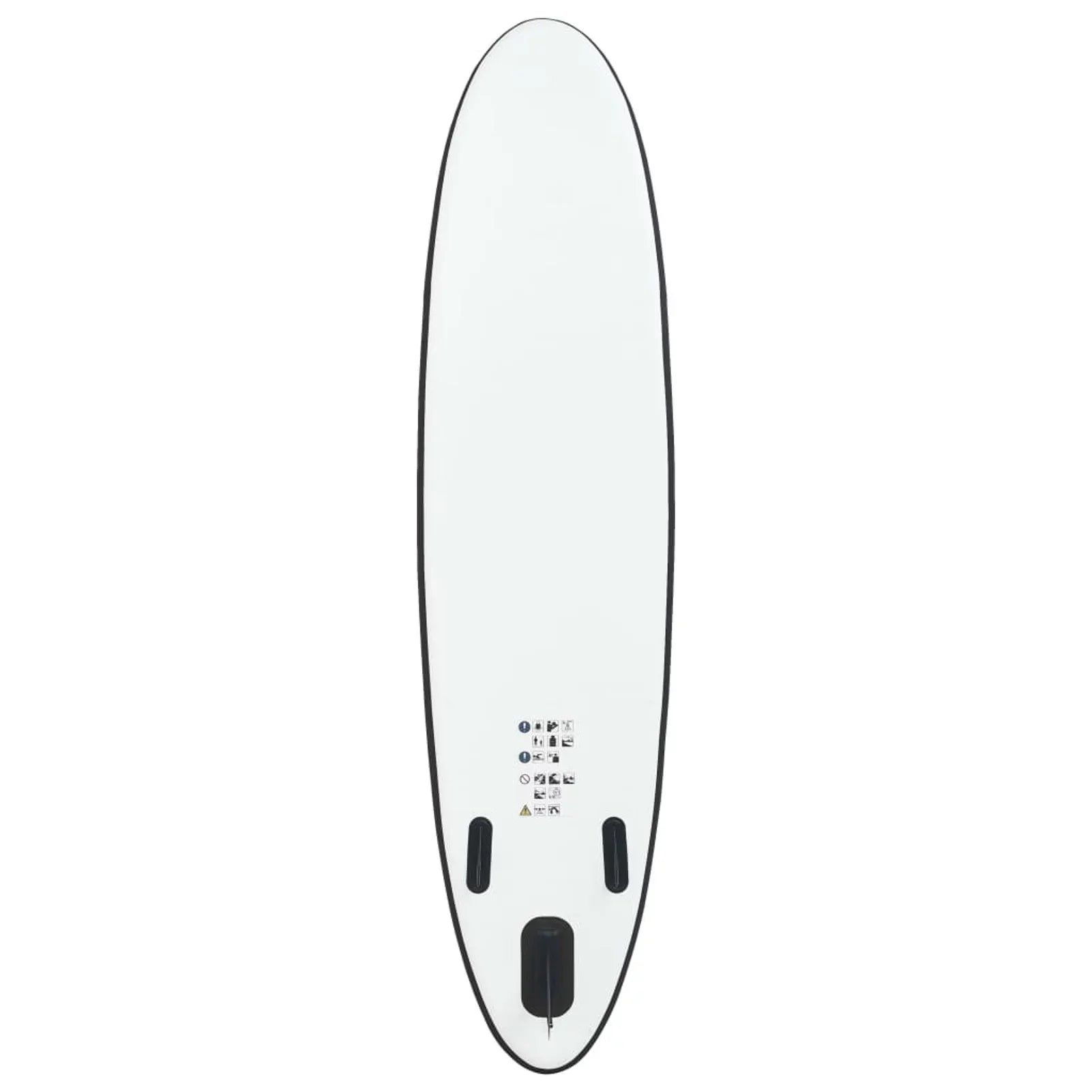 Inflatable Paddleboard Set Black and White