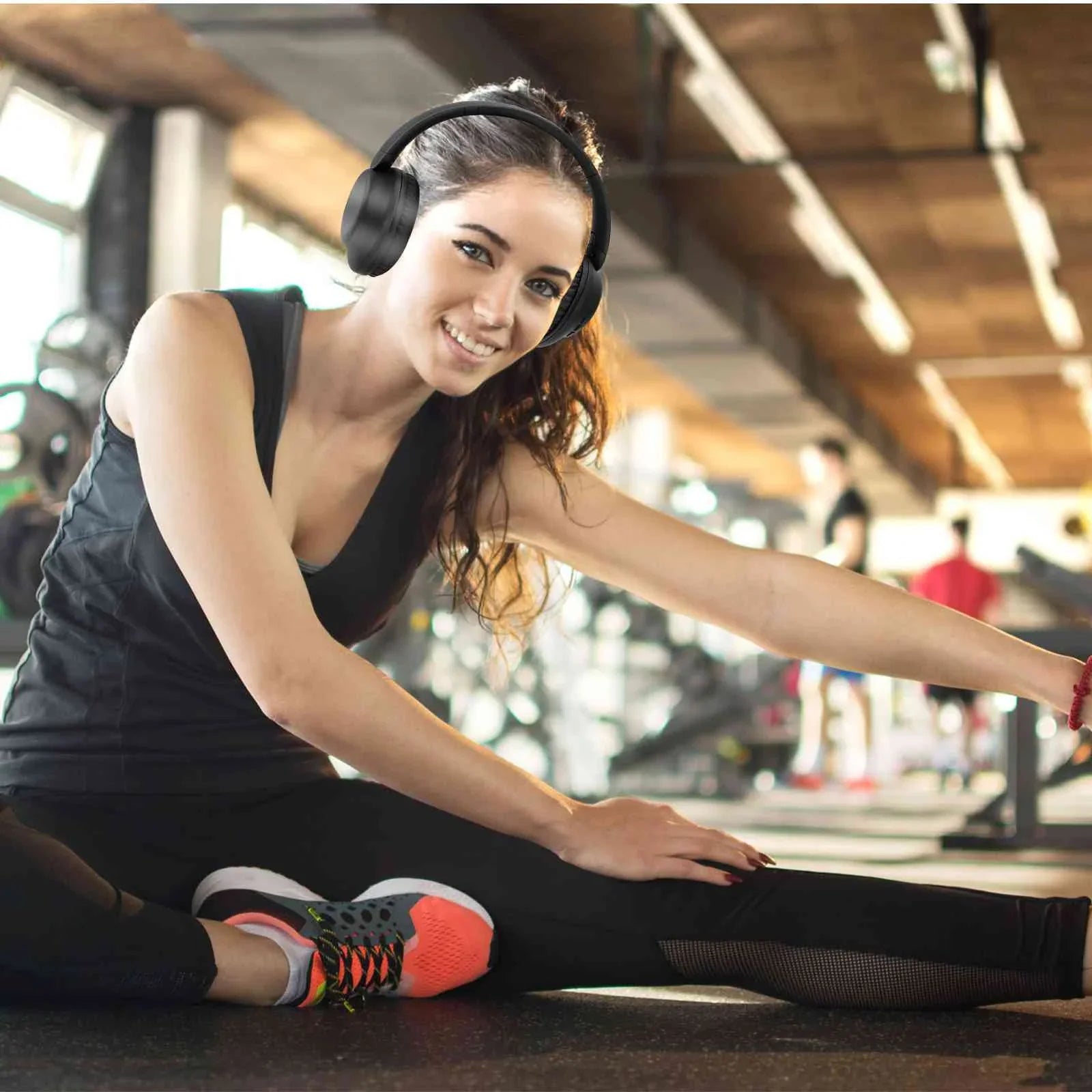 UrbanX UX35 Wireless Bluetooth Stereo Earphones with High Resolution Audio, Deep Bass, Superior Comfort Over The Ear Headphones with Mic for  Desire 12+ Phone Call Support