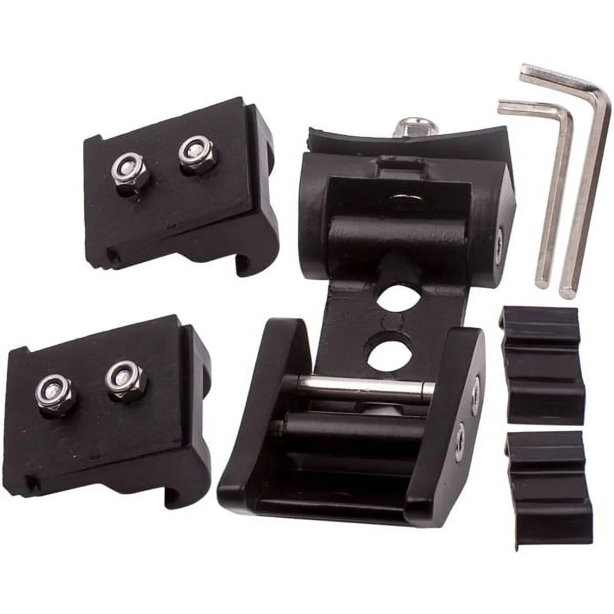2Pcs Hood Latch Locking Catch for Jeep Wrangler  2007 - 2018 2 Door & Unlimited 4 Door