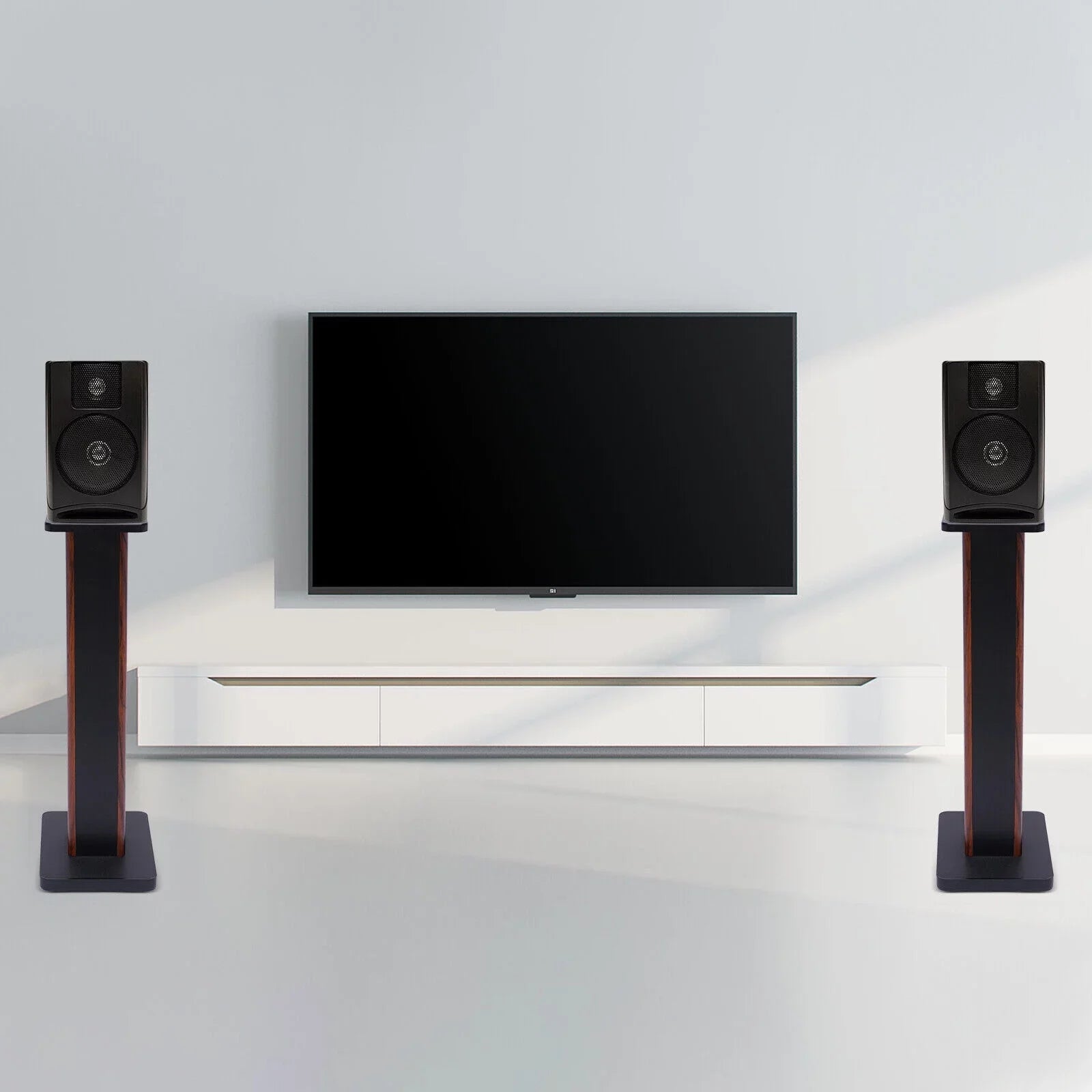 2x28" Studio Speaker Holder Monitor Stands Home Theater Multimedia Speaker Stand