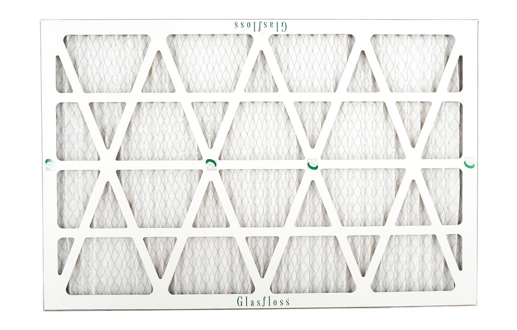 Glasfloss 20x30x1 -  10 -Qty:12 - Furnace Air Filter - Made in  (Actual Size: 19.5 x 29.5x7/8 inch)
