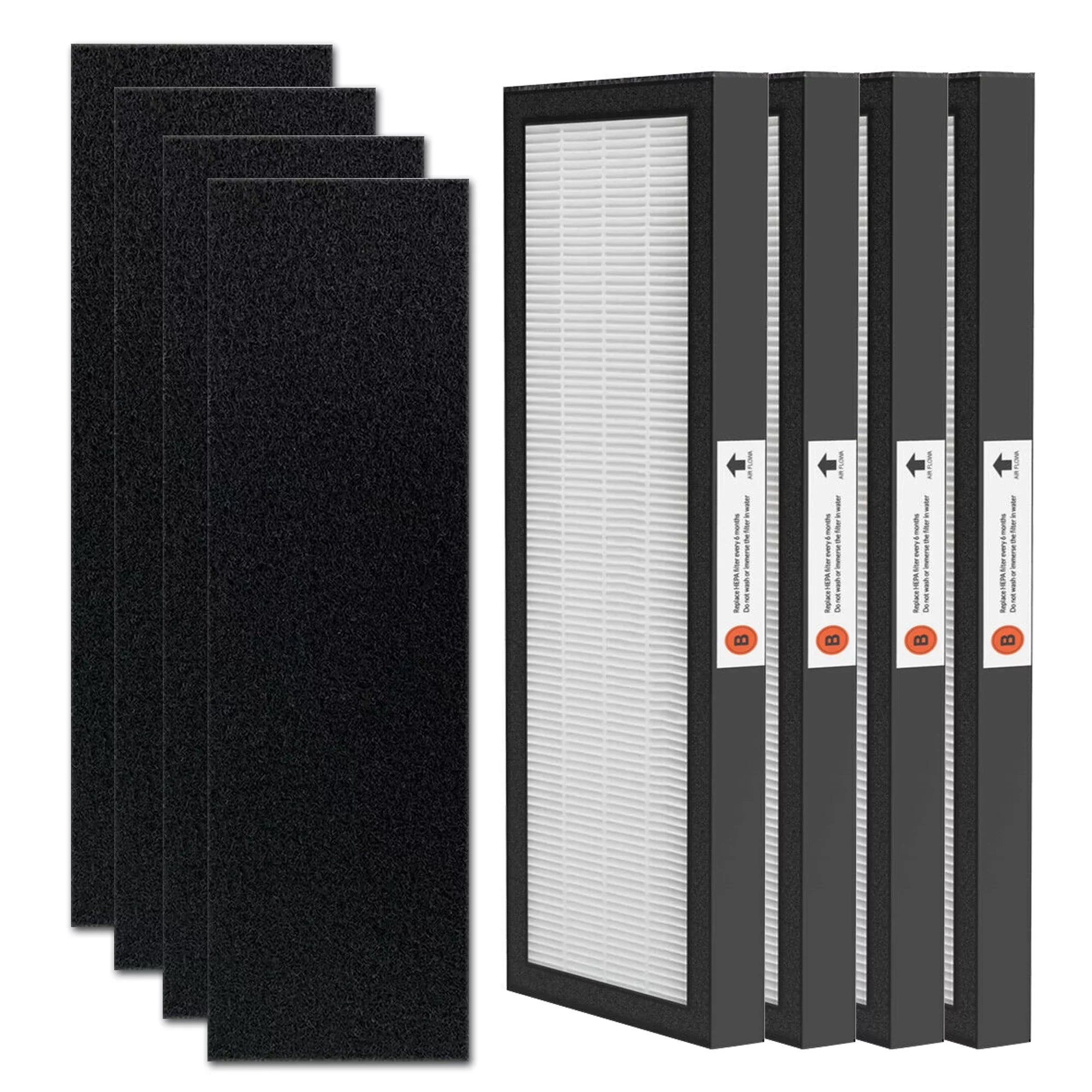 SimPure Raplacement Filter for FLT4825 Air Purifier, 4 Pack