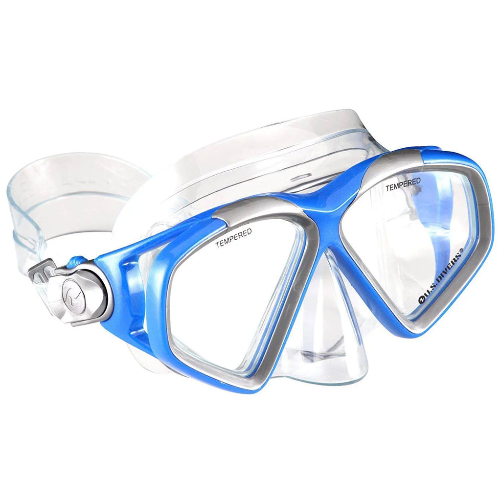 U.S. Divers Adult Cozumel Mask, Seabreeze  Snorkel, ProFlex Fins, Gear Bag Set