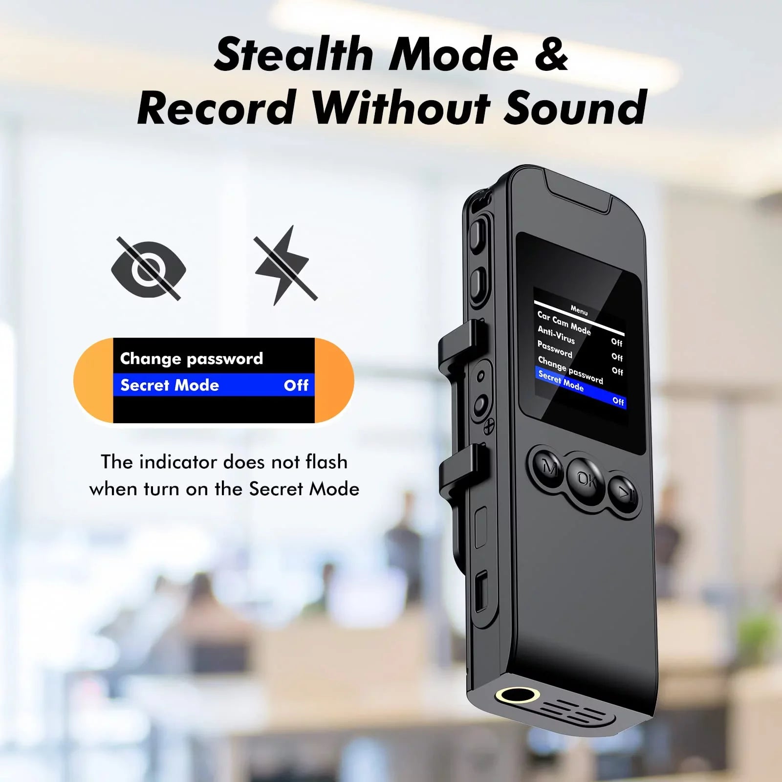 Losfom Z02 WiFi Body Camera, 1296P Body Worn Camera with Audio and Video Recording (Only Camera)