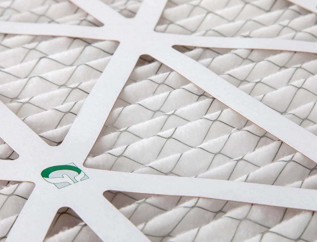 12 Pack of 14x20x1  10 Pleated Air Filters by Glasfloss. Actual Size: 13-1/2 x 19-1/2 x 7/8