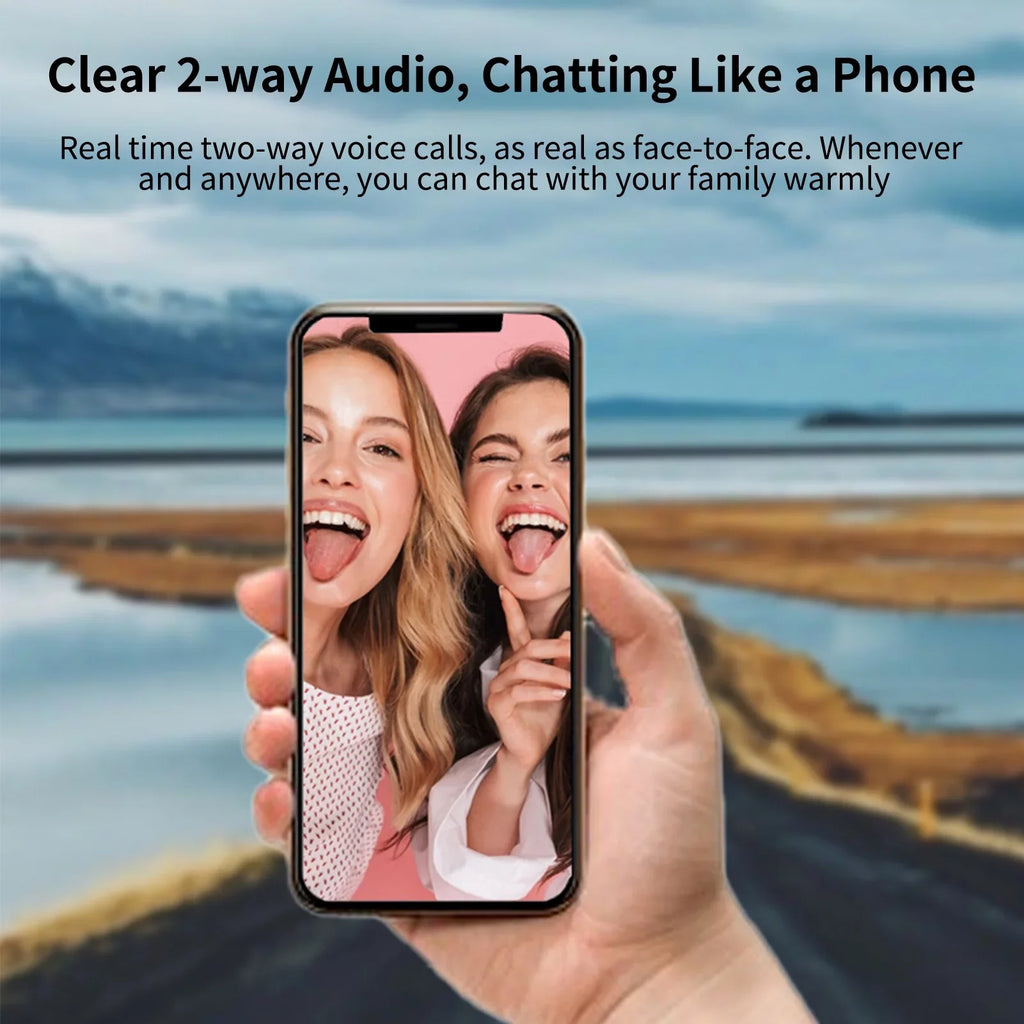 Andoer 4G 1080P WiFi Folding Solar Camera Home Camera with  Motion Detects Long Standby 2-Way Audio IP66 Waterproof with Rechargeable Battery Compatible with Mobile Phone Computer