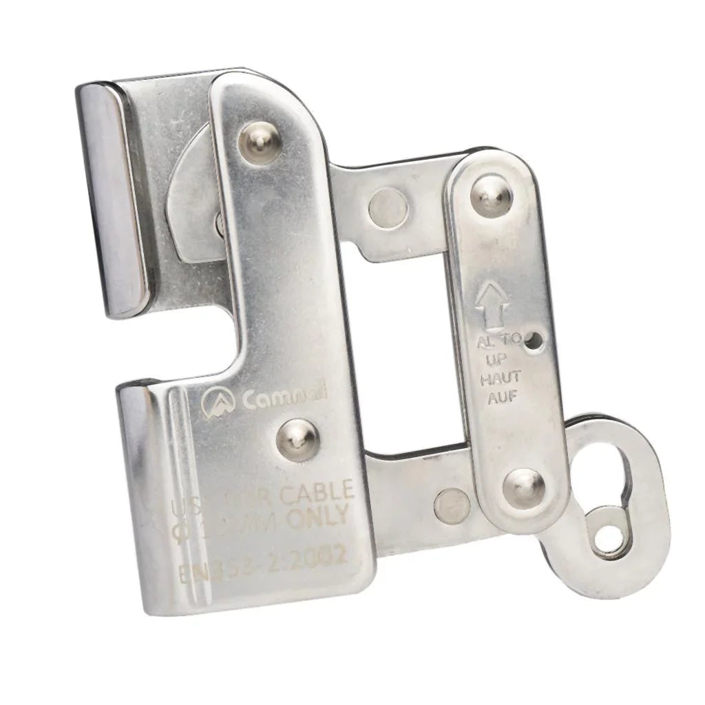 Rock Climbing Rope Grab Rock Climbing Fall Rope Riser Clamp Hardware, Stainless Steel, Ultralight - for 10mm Rope