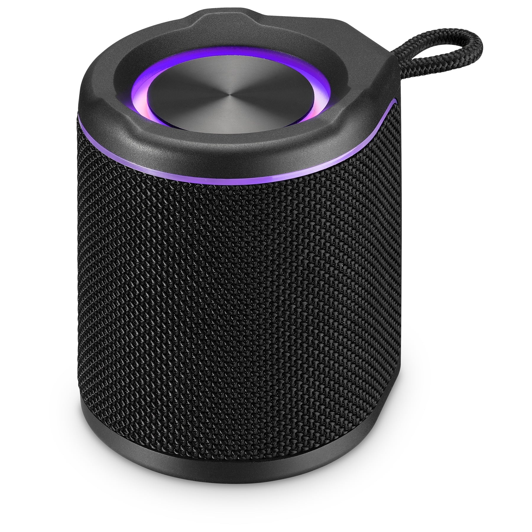 iLive Light up Bluetooth Wireless Waterproof Fabric Speaker, ISBW103B, Black