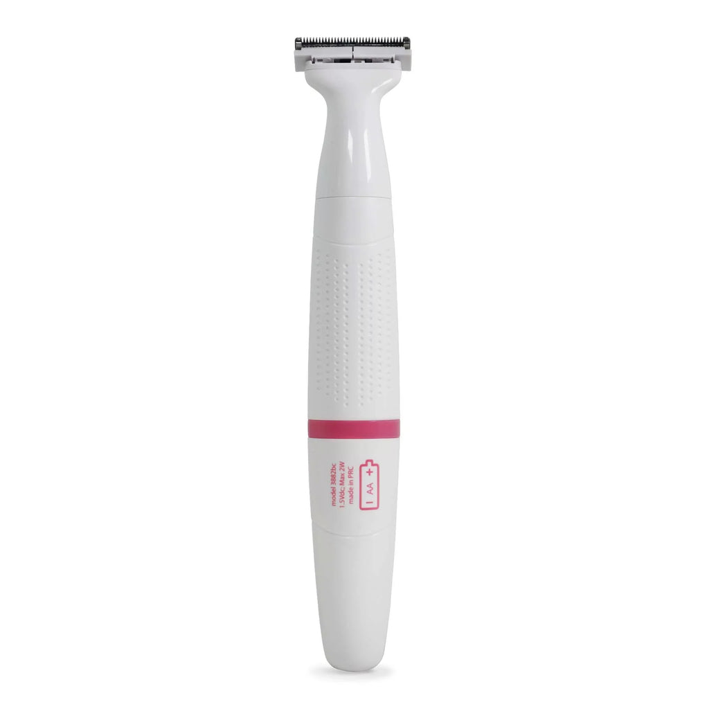 Total Grooming System, 3 Interchangeable Heads, Water Resistant, Female Electric Shaver