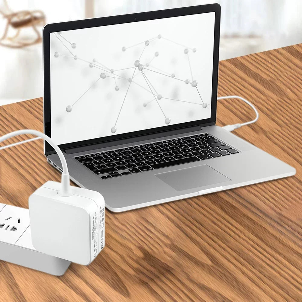 Compatible White 45W  Adapter Charger Power -C Cord Replacement for  Latitude 7285 7390 2-in-1