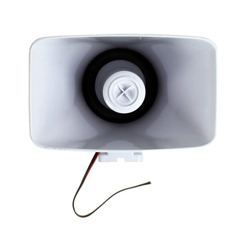 Pyle 8" 65 Watts 8 Ohms Indoor and Outdoor  Horn Speaker, White (4 Pack)