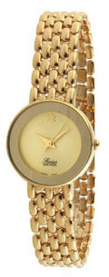 Swiss Edition SE3800-C Women's 23K Gold Plated Panther Link Bracelet Watch