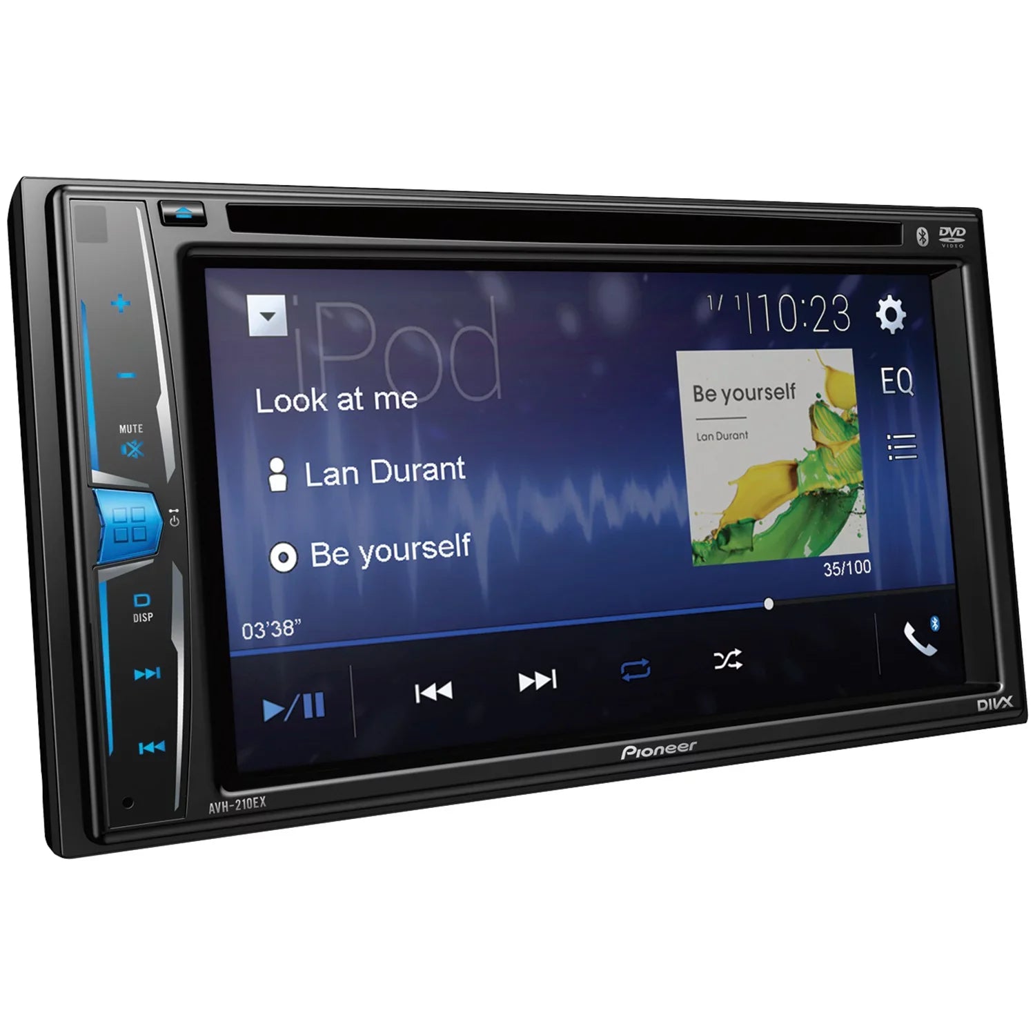 Pioneer -210EX 6.2" Double- In-Dash Car Stereo  Receiver with Bluetooth