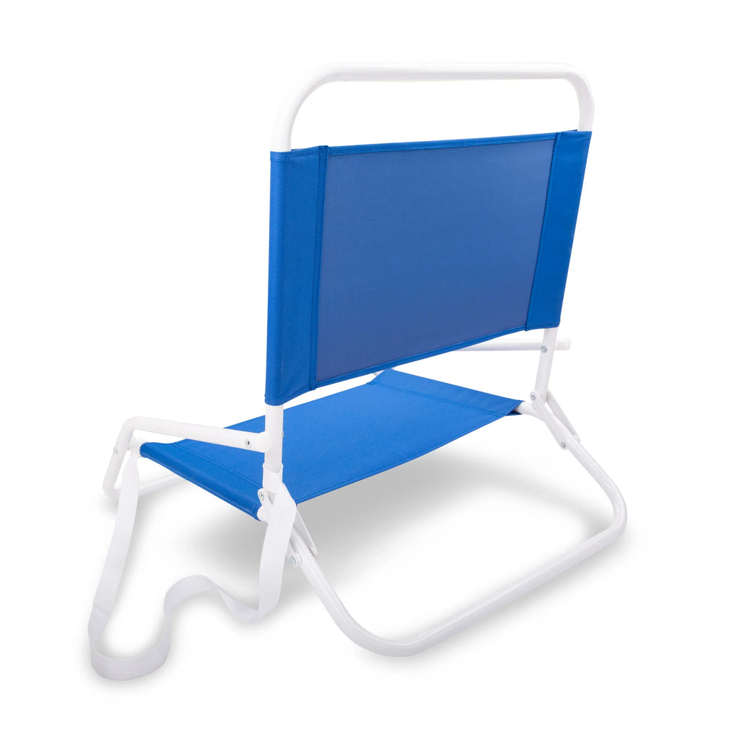 Cascade Mountain Tech Folding Beach Chair with Carry Strap - 2 Pack