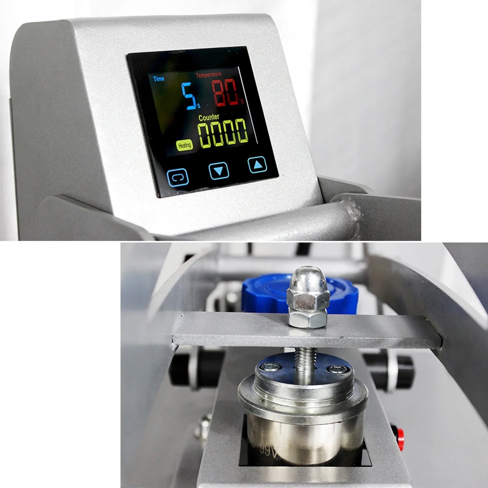 15x15in Flat Heat Press Machine Double Station Magnetic Heat Sublimation Transfer Cloth Bag Printing