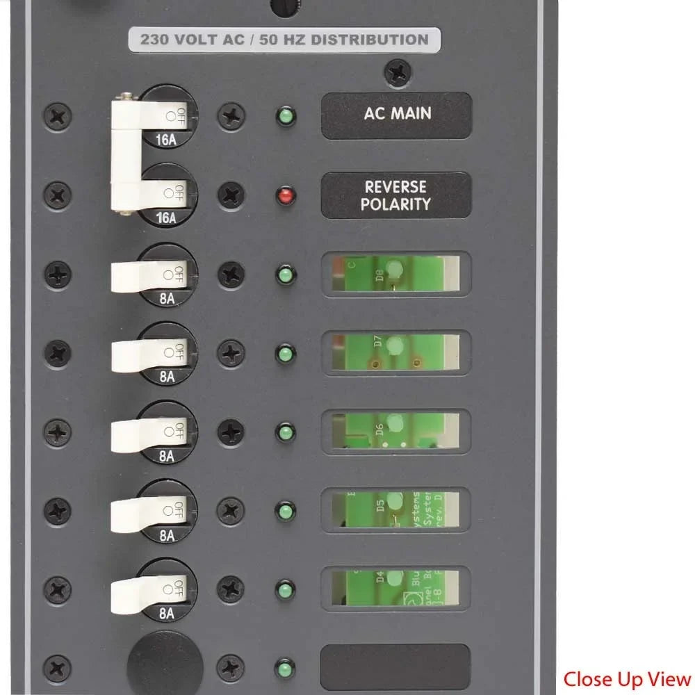 Blue Sea Boat Power Distribution Panel 8588 | 230VAC Main
