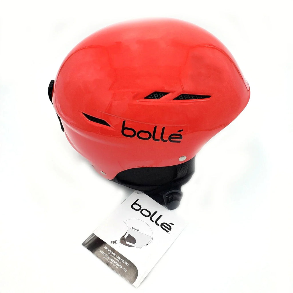 Bolle B-Rent Jr Children's Ski Sport Helmet, Shiny Red & Black