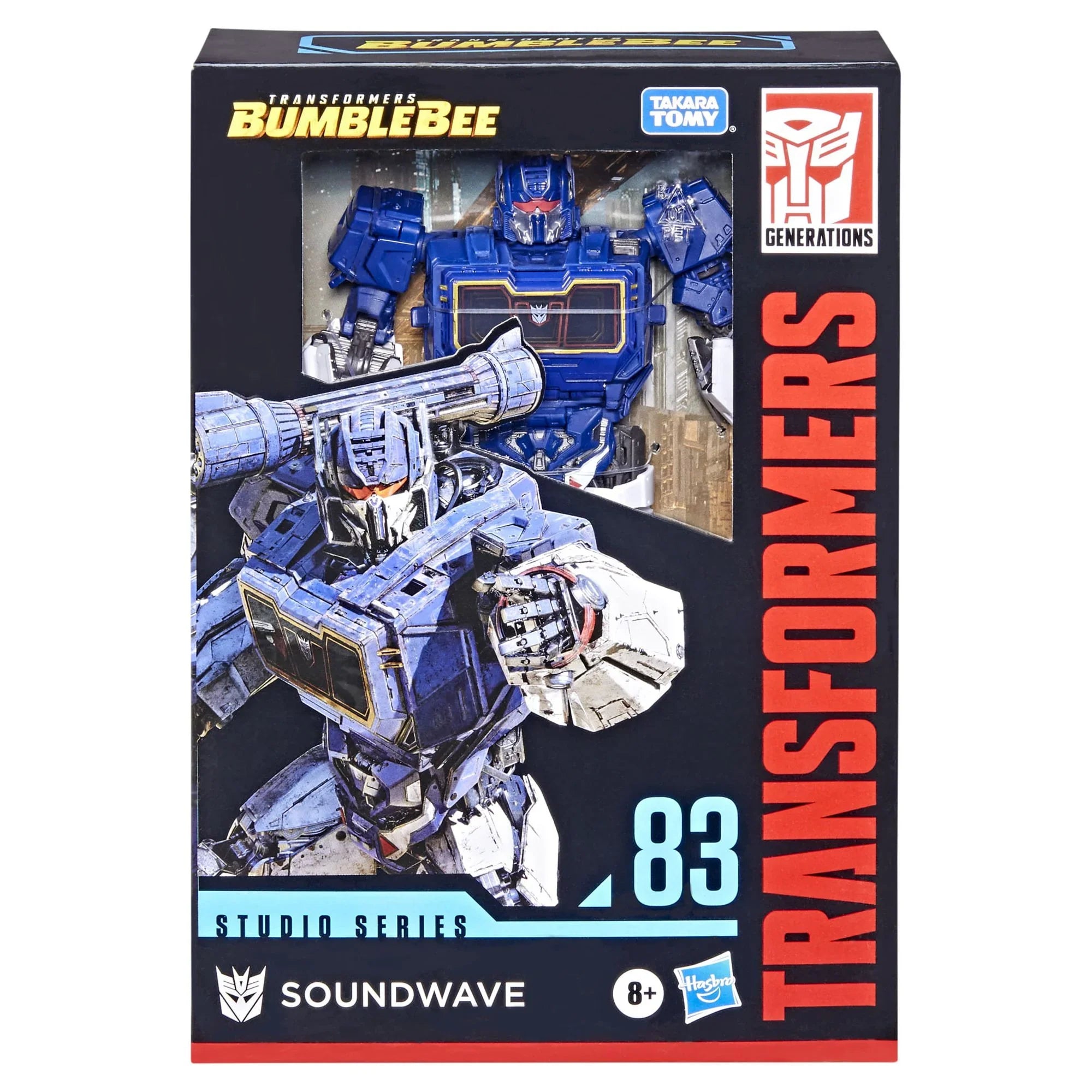 Transformers Studio Series 83 Voyager Transformers: Bumblebee Soundwave Action Figure
