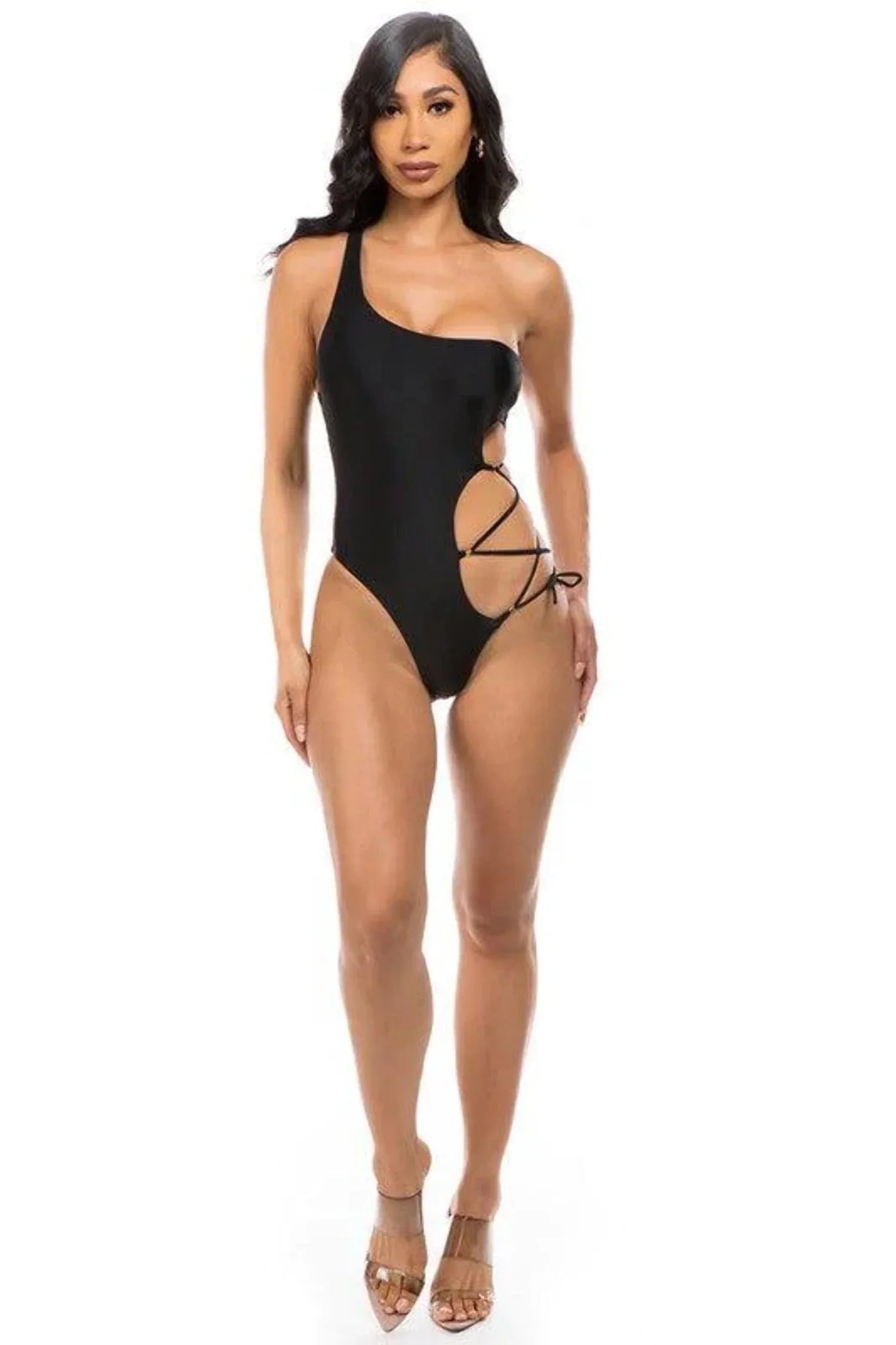 One Piece Sexy Cut Out Bathing Suit