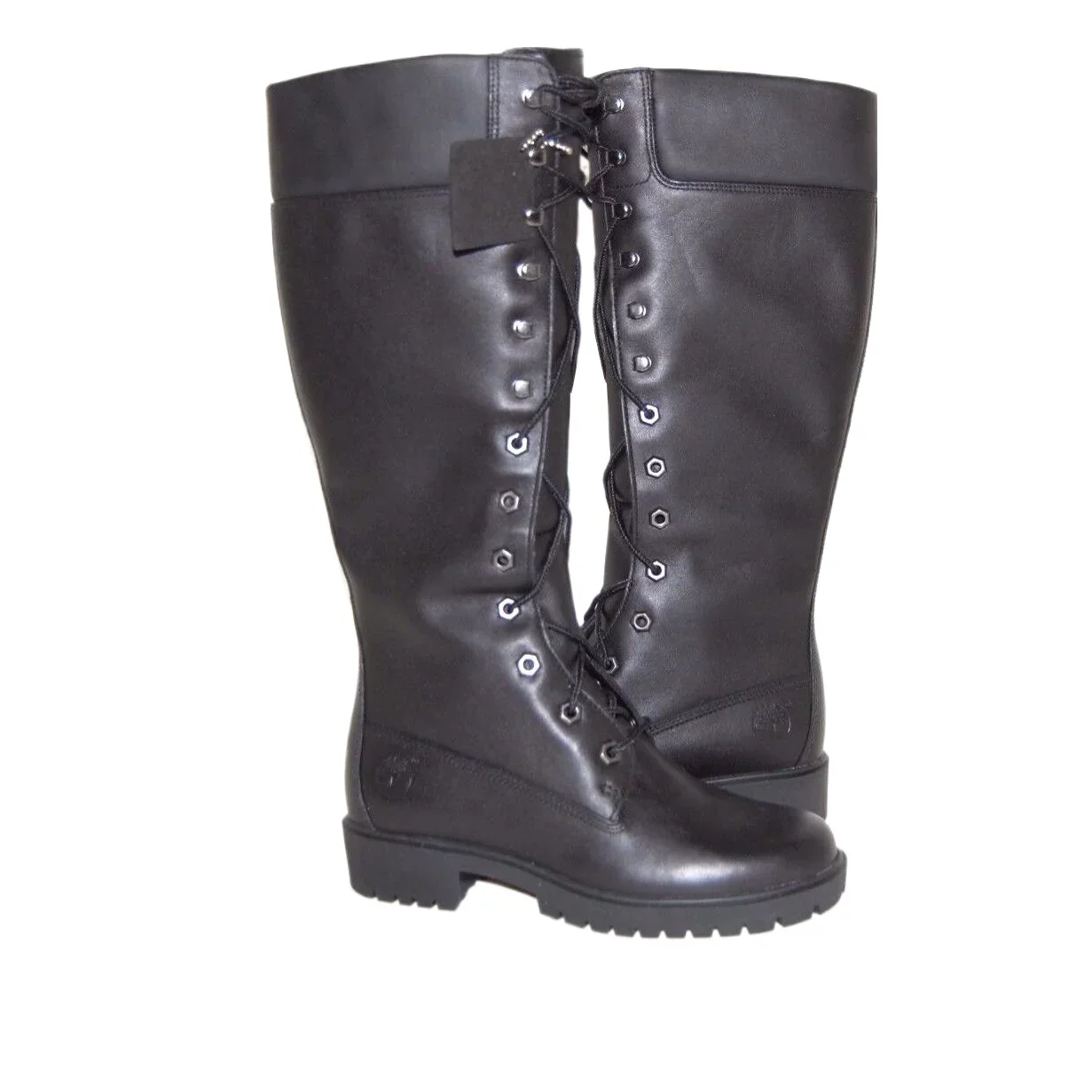 Timberland Women Premium 14 Inch Black Medium Leather Boot 28398  Size 5