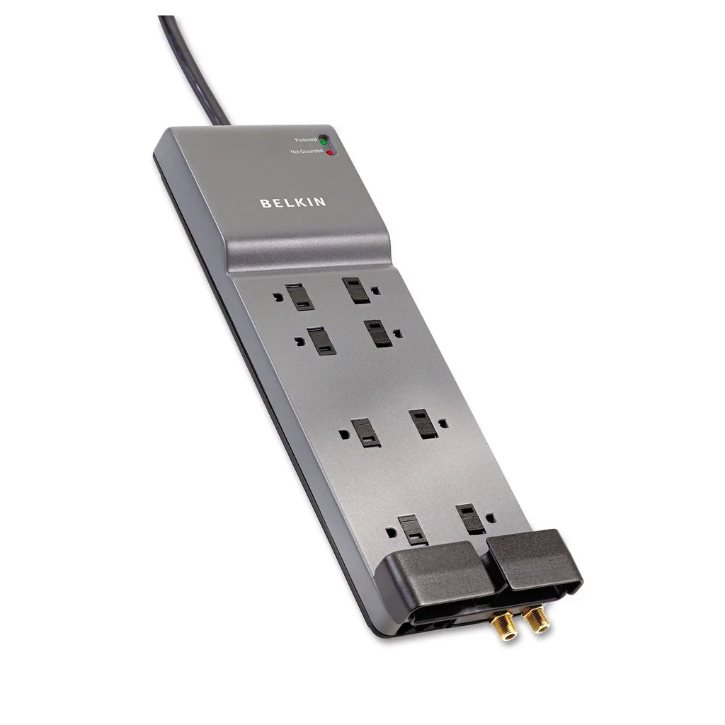 Belkin Office Series SurgeMaster Surge Protector, 8 Outlets, 6 ft Cord, 3390 Joules