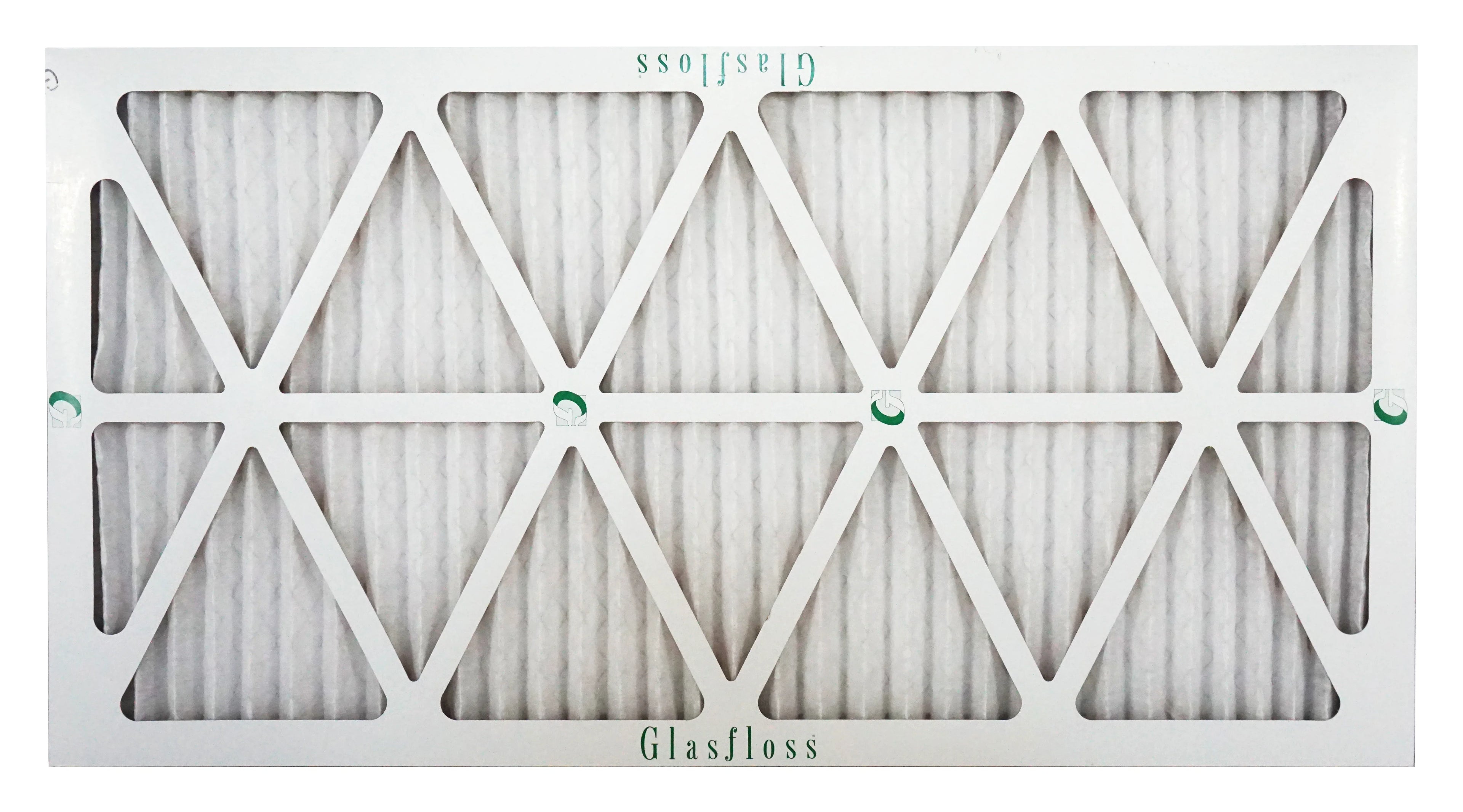 Glasfloss 14x30x1 -  10 -Qty:12 - Furnace Air Filter - Made in  (Actual Size: 13.5 x 29.5x7/8 inch)