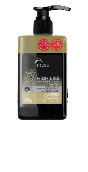 Truss High Liss Professional Blond, thermal sealing, nutri sealant technology - 21.98 fl oz/650 ml