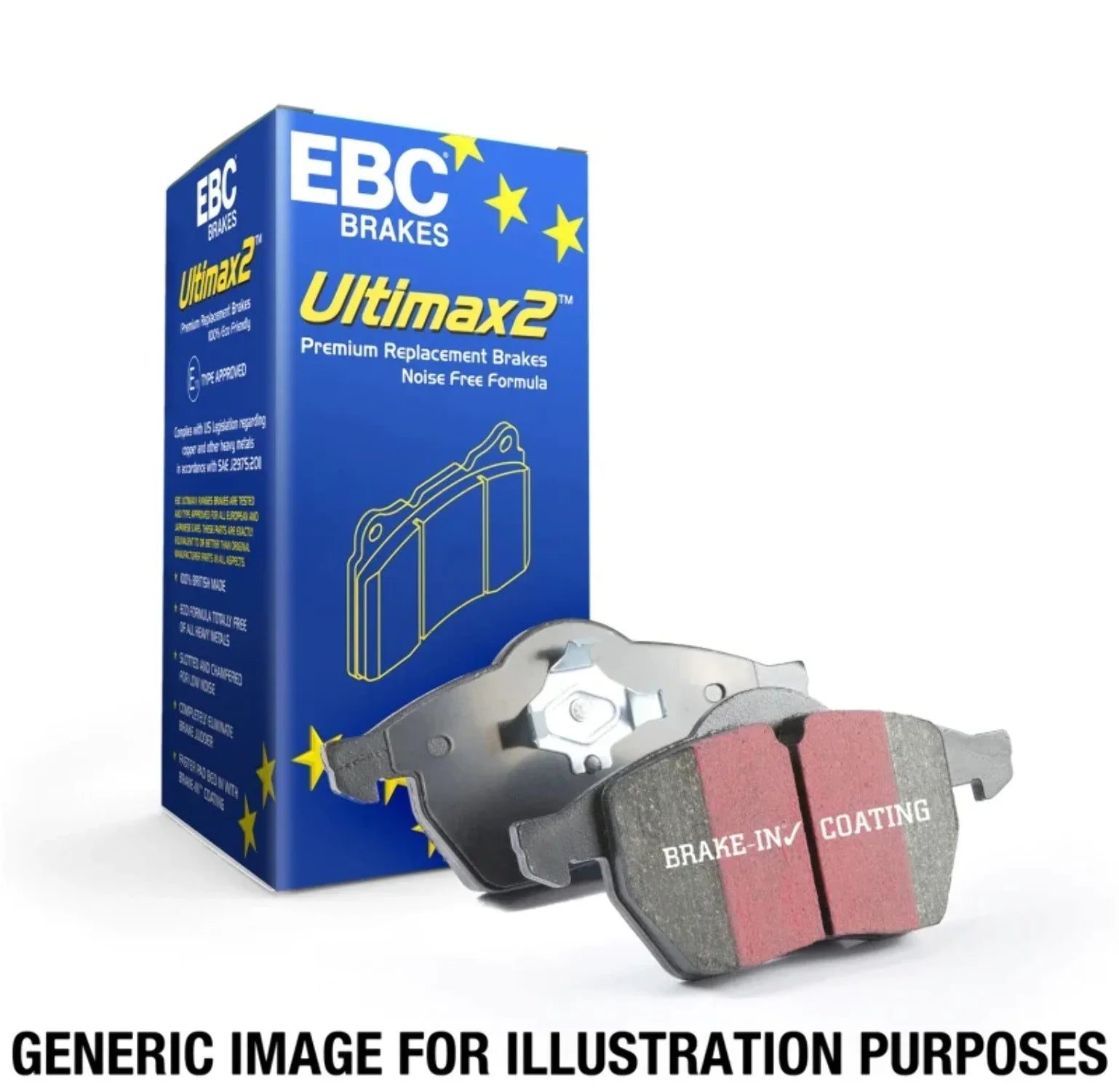 13-15 Acura  1.5 Hybrid Ultimax2 Front Brake Pads Fits select: 2012-2021  , 2012-2016  -V