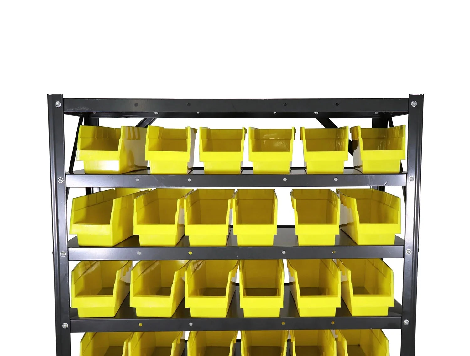 Erie Tools® 60 Bin Parts Rack Storage Shop Garage Organizer Nuts Bolts Parts