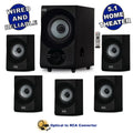 Acoustic Audio AA5172 Home Theater 5.1 Bluetooth Speaker System with  and Optical Input