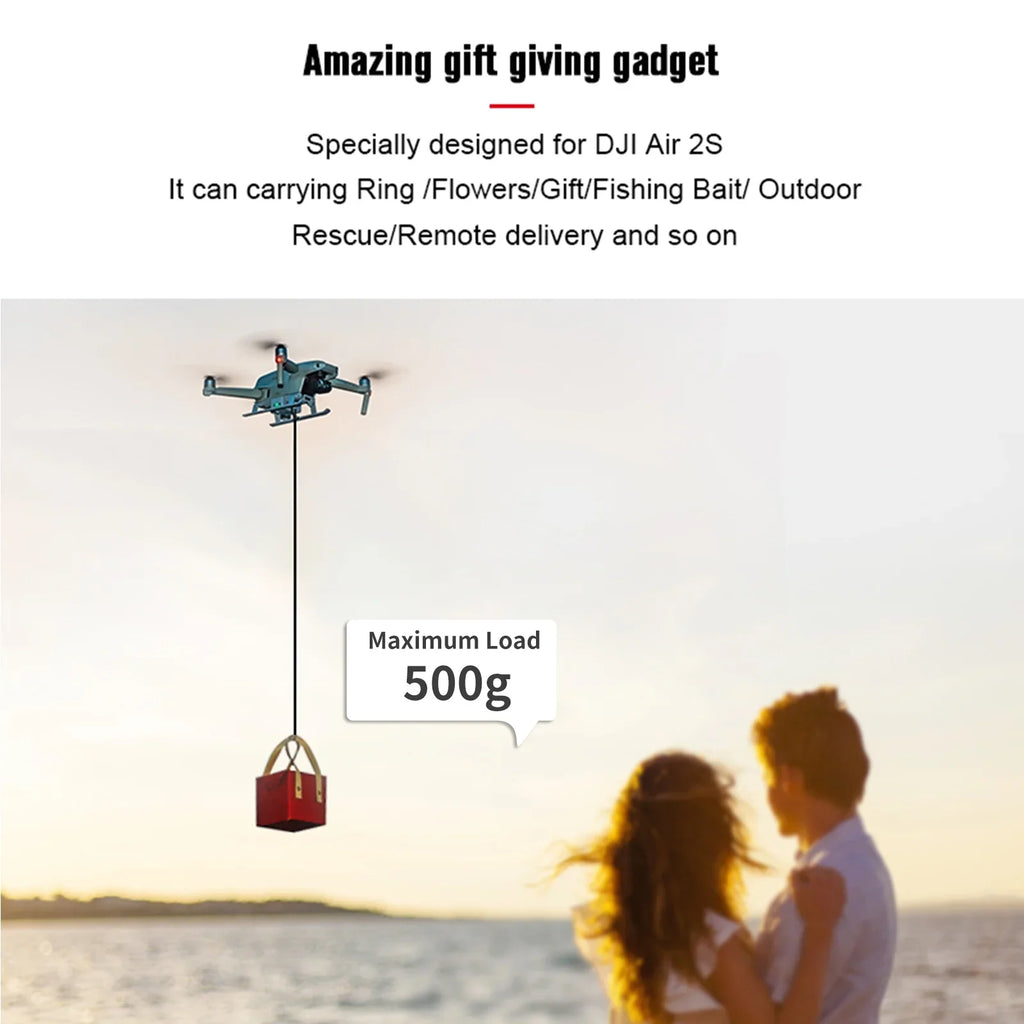 Transport Dispenser,With Air 2s/ Air 2 Drop Compatible With Professional And Drop 2s/ Mavic Bait And Drop Compatible Rescue Proposal Mavic 2 Bait Dsfen Eryue Huiop Qinquan