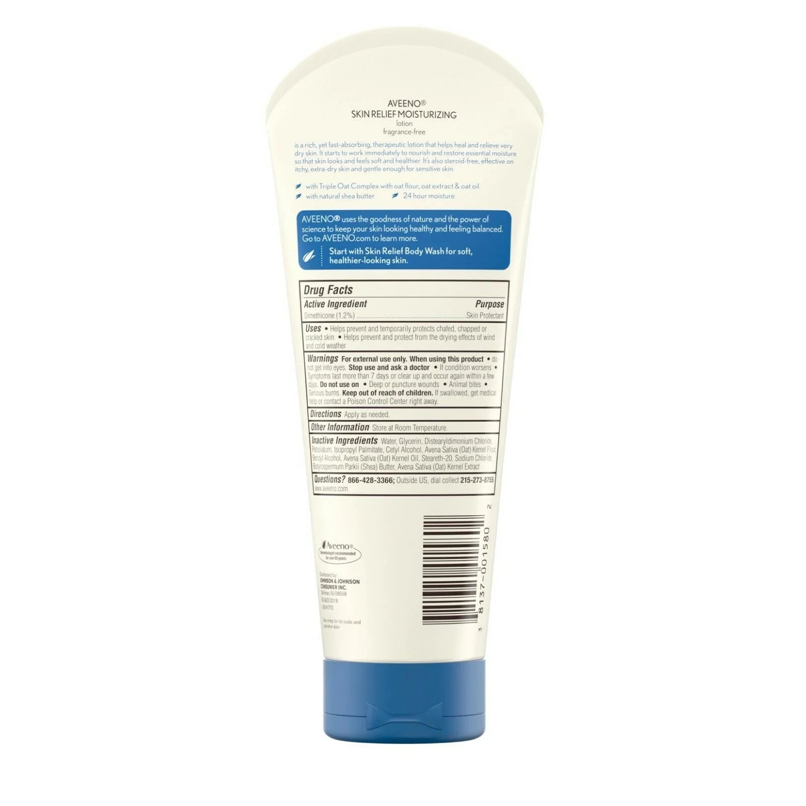 Active Naturals Skin Relief Moisturizing Lotion 8 oz Pack of 6