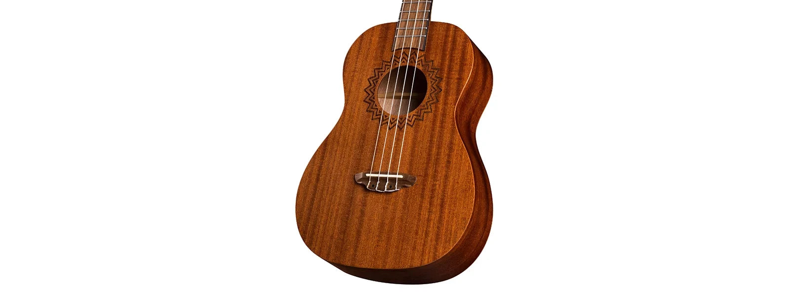 Luna Guitar Uke Vintage Mahogany Baritone -