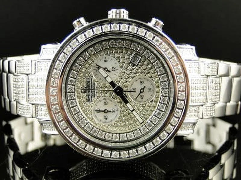 Ladies Icetime Platinum Diamond Watch with 3 Ct Diamond