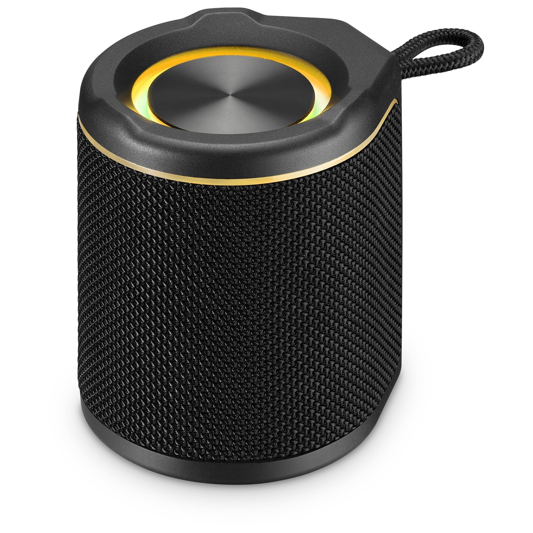 iLive Light up Bluetooth Wireless Waterproof Fabric Speaker, ISBW103B, Black