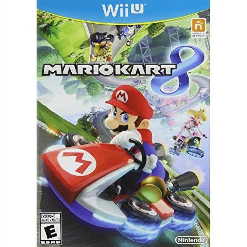 Pre-Owned Mario Kart 8 Nintendo Wii U With Original Wheel And 2 Extra Wheels