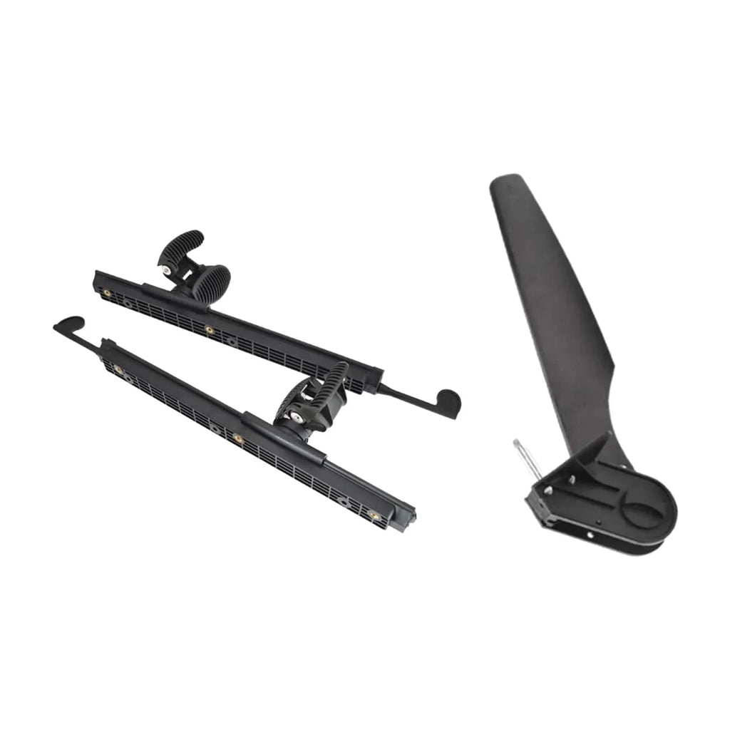kesoto Kayak Rudder Kayak Foot Pegs Boat Tail Watercraft Rudder with Foot Brace Pedals for Fishing Boat Canoeing Marine Accessories