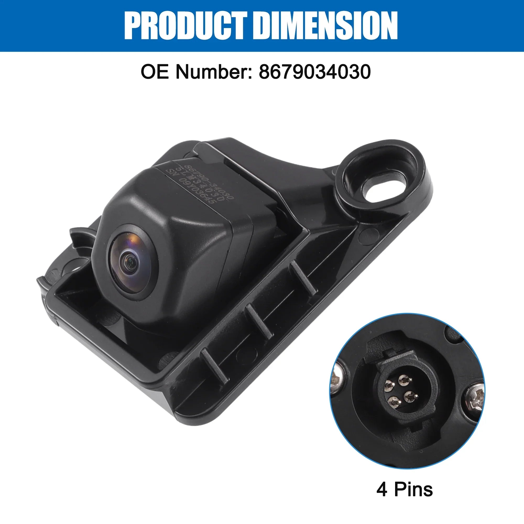 Car Rear View Back Up Camera Wide Angle Park Assist Reverse Camera for Toyota Tundra 09-13 No.8679034030